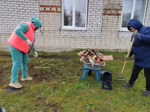 Всероссийский субботник. 30 апреля в Доме культуры с. Мурзицы состоялся весенний субботник