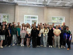 Ветеран СВО Максим Голубев провел встречу со нижегородскими студентами в качестве лектора общества «Знание»