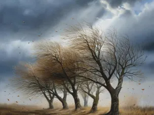 Усиление ветра! Будьте осторожны!