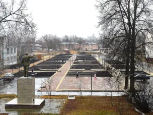 Завершен второй этап благоустройства площади Ленина в Кулебаках