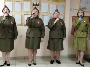 Праздничный концерт, посвященный Дню Победы, прошел 4 мая в доме интернате для престарелых и инвалидов
