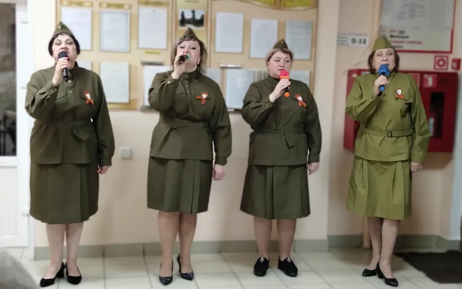 Праздничный концерт, посвященный Дню Победы, прошел 4 мая в доме интернате для престарелых и инвалидов