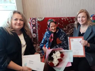 29 ноября 100-летний юбилей отметила  жительница Кулебак ветеран Великой Отечественной войны (труженик тыла), ветеран труда Вера Ивановна Сергеева