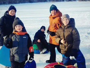 Безопасность при катании с горок