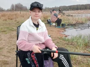 На Устимском пруду прошли весенние соревнования по ловле на поплавочную удочку