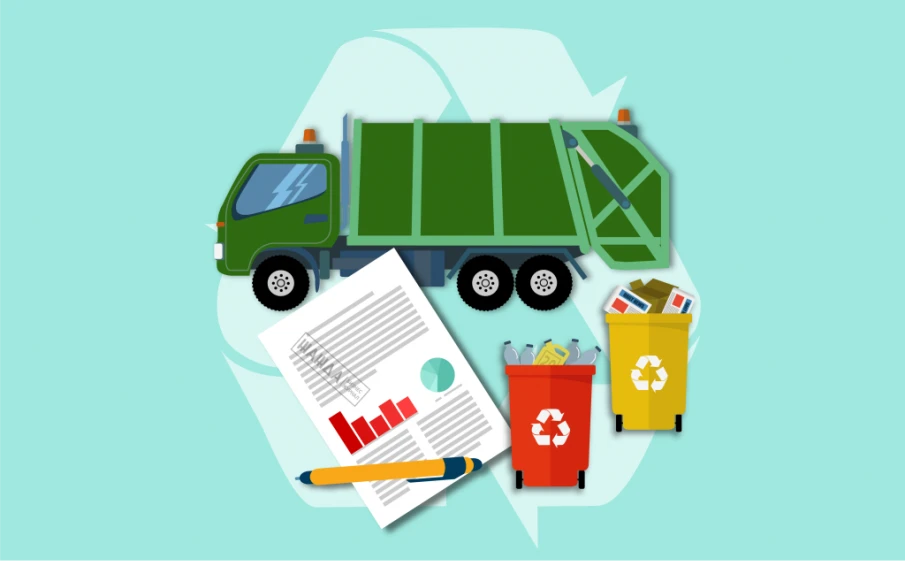 Напоминаем об обязанности отходообразователей округа заключить договор на оказание услуг по обращению с твердыми коммунальными отходами