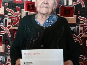 26 февраля 95-летие отметила Нина Егоровна Богданова, труженица тыла, ветеран Великой Отечественной войны.