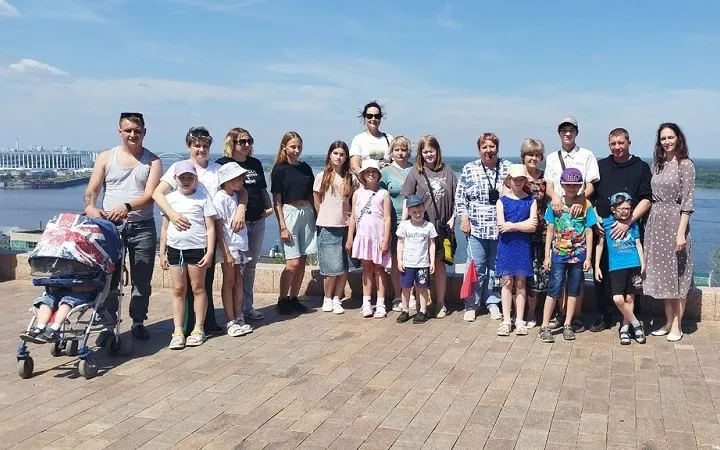 Многодетные семьи округа в культурной столице