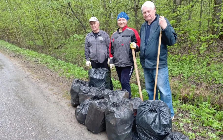 Всероссийский субботник прошел в поселке Первомайский