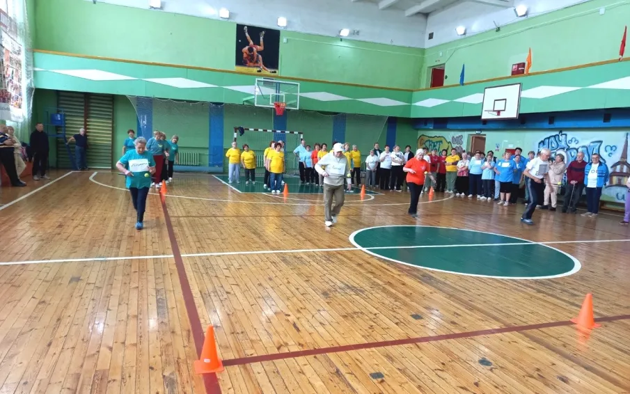 Для ветеранов провели «Веселые старты»