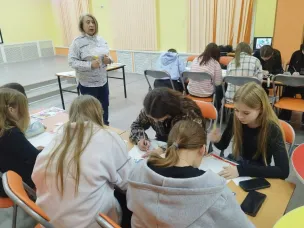 В Центральной детской библиотеке прошел интенсивный тренинг «Хочу всё знать» для школьников