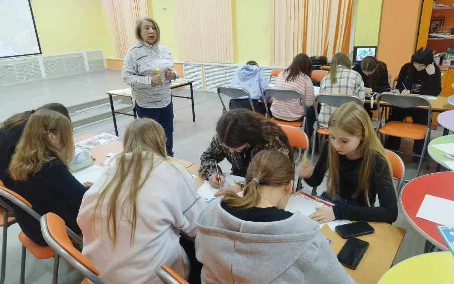 В Центральной детской библиотеке прошел интенсивный тренинг «Хочу всё знать» для школьников