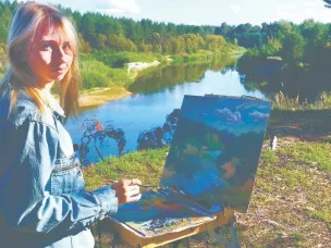 В Кулебакской художественной школе открылась персональная выставка Екатерины Штыровой