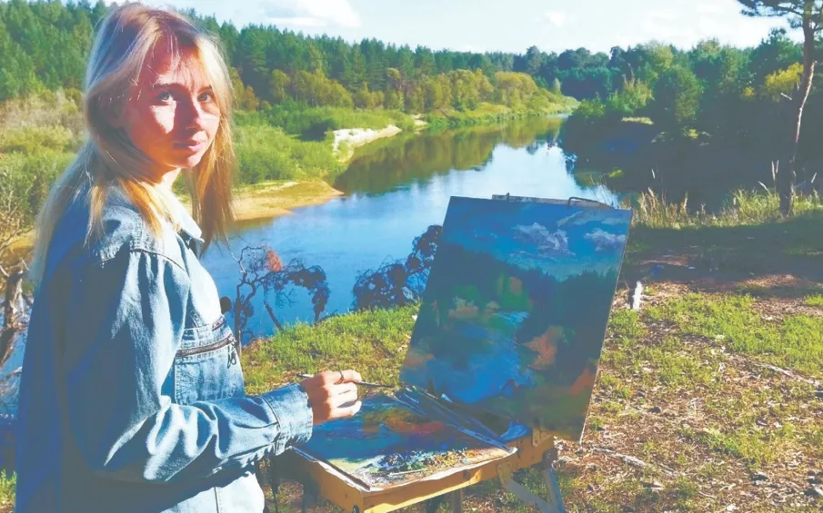 В Кулебакской художественной школе открылась персональная выставка Екатерины Штыровой