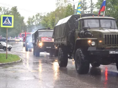 Автопробег "Помним, чтим, гордимся!", посвящённый 79 годовщине Победы советского народа в ВОВ и поддержке российских войск в борьбе с неонацизмом и фашизмом на Украине