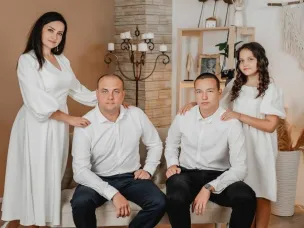 Семья Омельшиных - участница конкурса «Кулебакская семья 2024» в номинации «У нас есть домашний питомец»