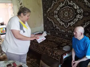 95-летие отметил житель нашего города ветеран войны (труженик тыла), ветеран труда Василий Филиппович Клинцов