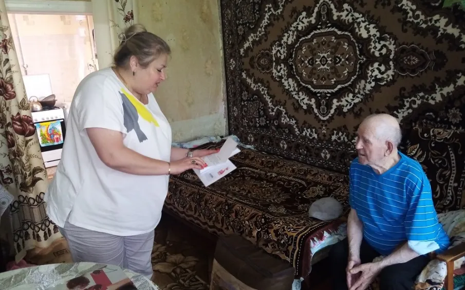 95-летие отметил житель нашего города ветеран войны (труженик тыла), ветеран труда Василий Филиппович Клинцов
