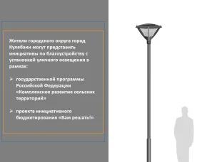 Инициативы граждан помогают обустроить наружное освещение