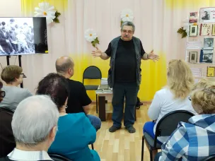Творческая встреча с этнографом Николаем Морохиным состоялась в библиотеке