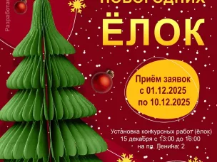 Приглашаем принять участие в конкурсе-выставке новогодних ёлок