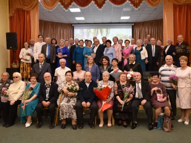 В Кулебаках чествовали семейные пары, которые отмечают редкую дату – 50-летие заключения брака