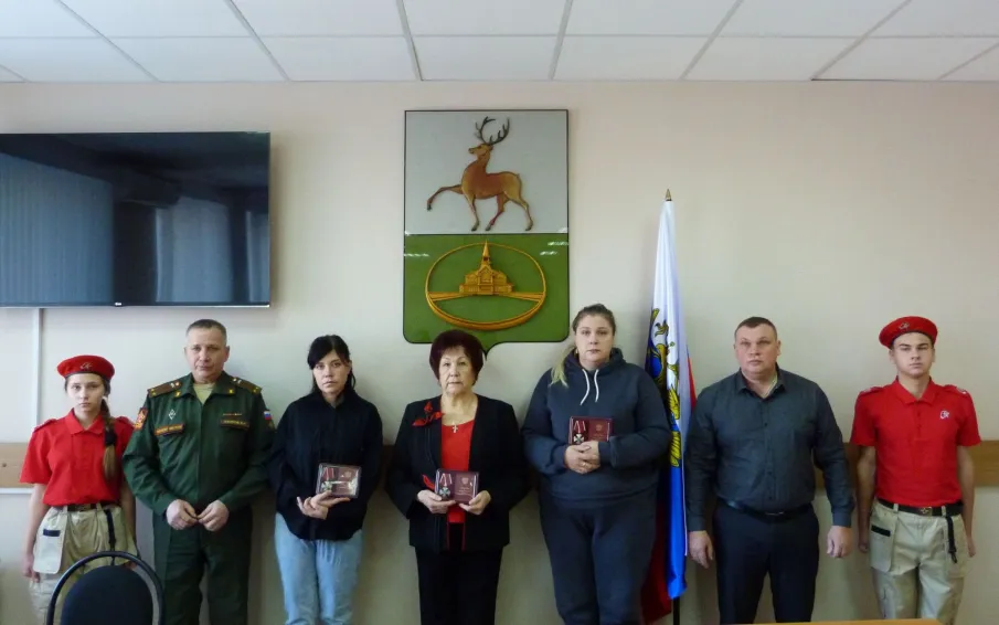 В администрации округа вручили Орден Мужества семьям наших земляков, погибших в ходе специальной военной операции