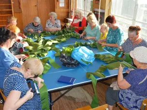 В КУЛЕБАКАХ РАБОТАЮТ МАСТЕРСКИЕ ПО ИЗГОТОВЛЕНИЮ МАСКИРОВОЧНЫХ СЕТЕЙ