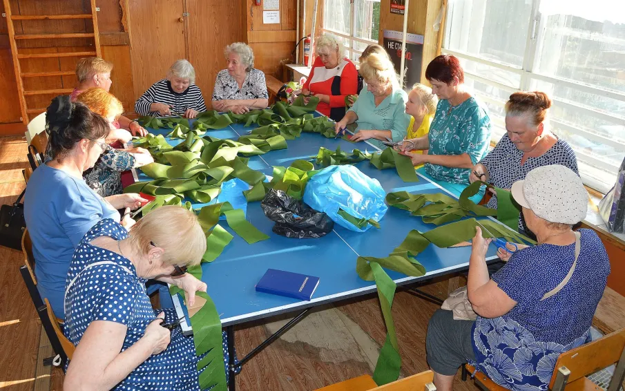 В КУЛЕБАКАХ РАБОТАЮТ МАСТЕРСКИЕ ПО ИЗГОТОВЛЕНИЮ МАСКИРОВОЧНЫХ СЕТЕЙ