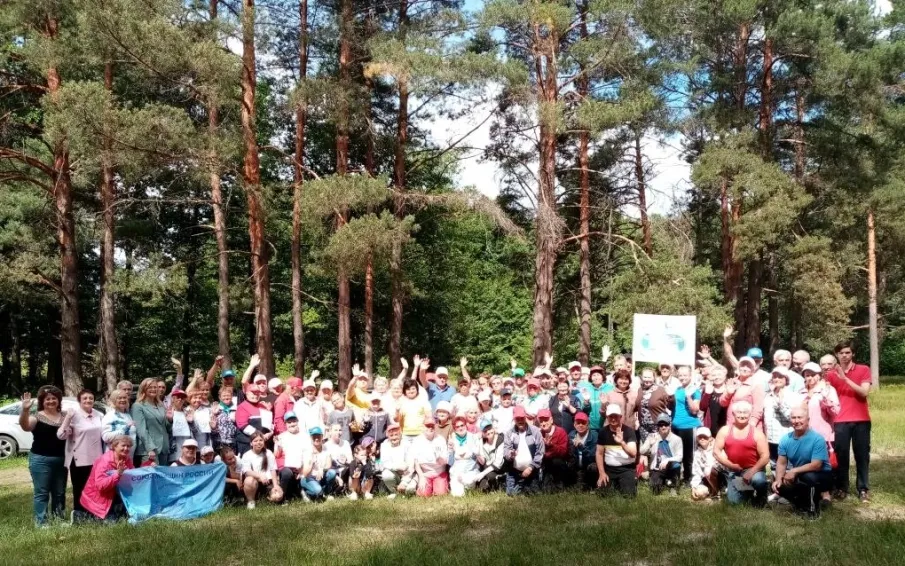 Активисты девяти общественных организаций округа стали участниками ежегодного туристического слета на живописном берегу Устимского пруда