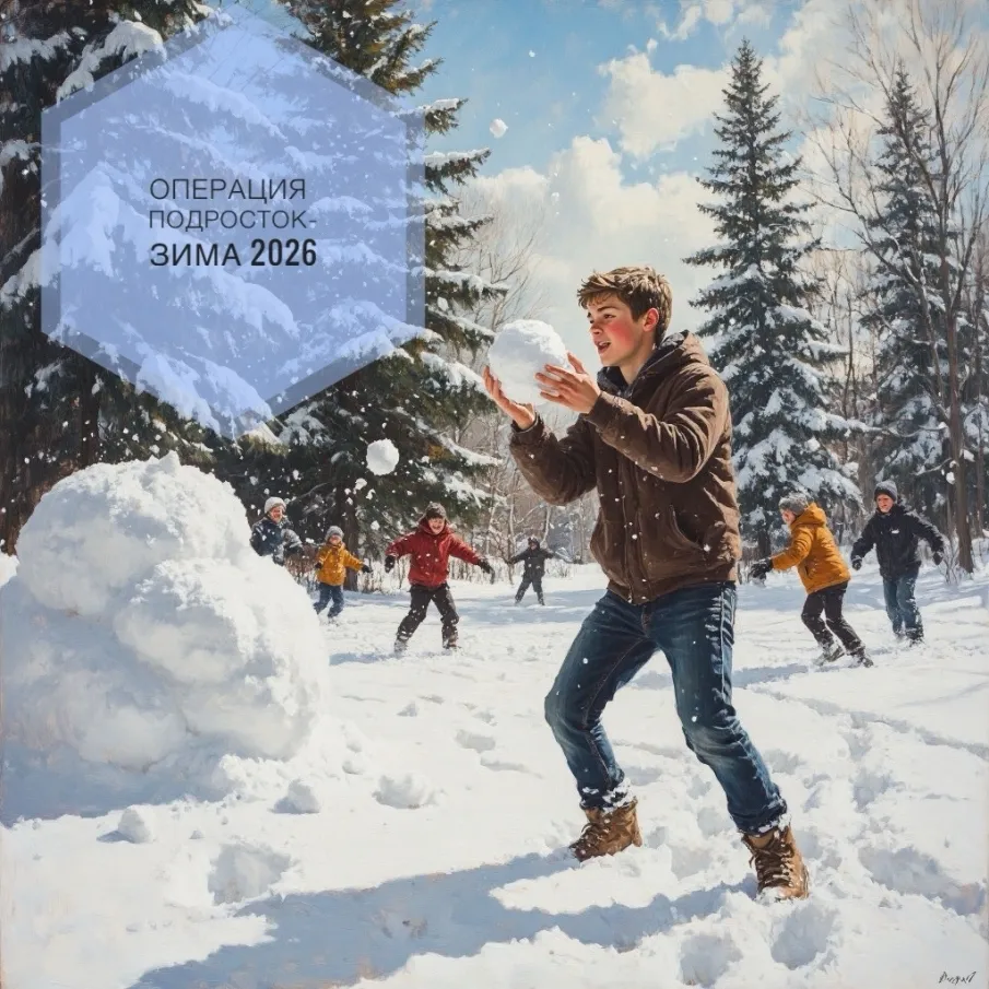 С 25 декабря стартует межведомственная комплексная профилактическая операция «Подросток-Зима 2026»