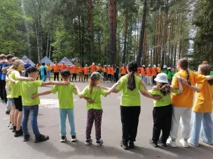 Состоялось торжественное открытие 1 смены в детском лагере им.А.Гайдара