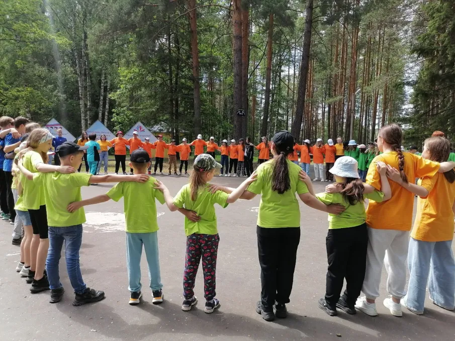 Состоялось торжественное открытие 1 смены в детском лагере им.А.Гайдара