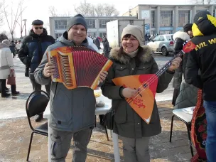 Кулебачане приняли участие в фольклорной программе «Масленица идёт, блин да мёд несёт»