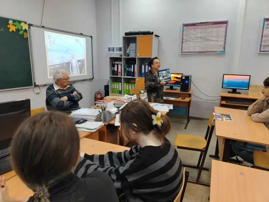 Школьникам рассказали о знаменитом земляке