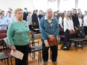 Литературно – патриотической композицией «Письма из далёкого военного…» начался цикл мероприятий о фронтовых письмах кулебачан