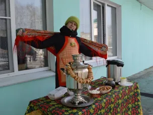 Широко отметили Масленицу в селе Мурзицы