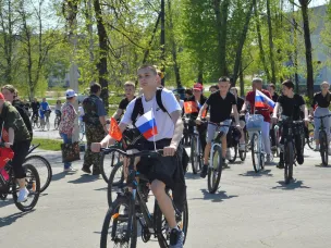 В Кулебаках прошел велопробег, посвященный памяти защитников Отечества городского округа город Кулебаки