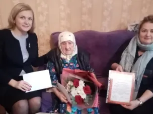 100-летний юбилей  27 ноября отметила  жительница Кулебак участница Великой Отечественной войны Варвара Федоровна Демкина