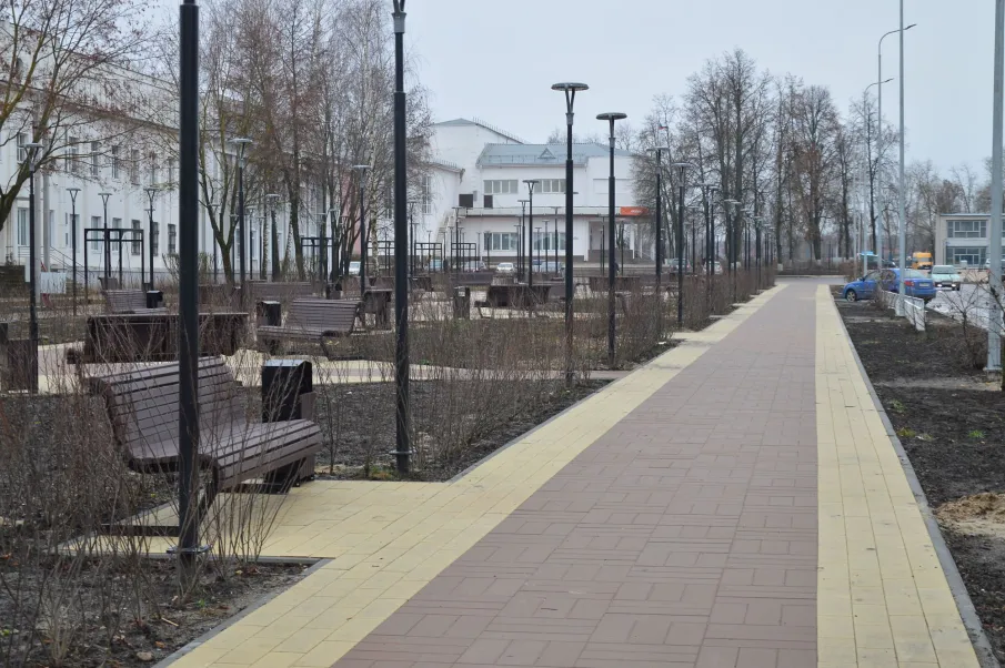 Завершён третий этап благоустройства площади Ленина в Кулебаках