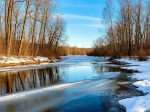 В марте лед на водоемах может быть очень коварным