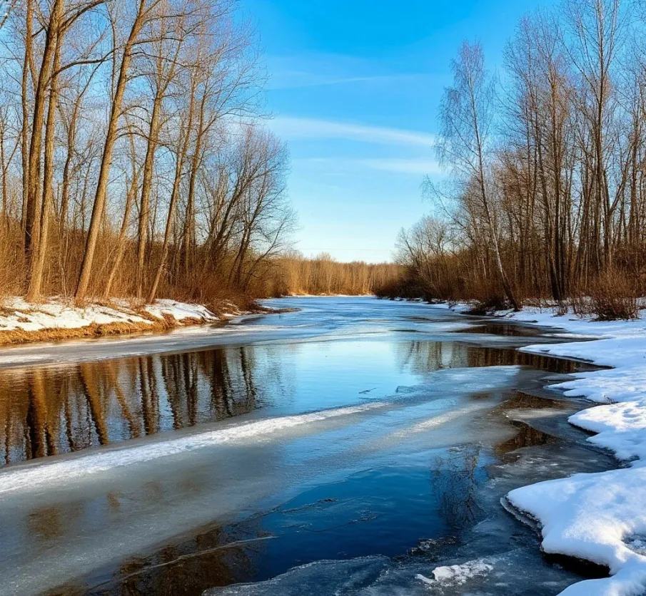 В марте лед на водоемах может быть очень коварным