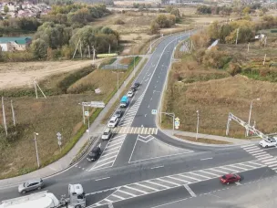 В Нижнем Новгороде готовность второго этапа реконструкции подъезда к деревне Анкудиновка достигла 40%