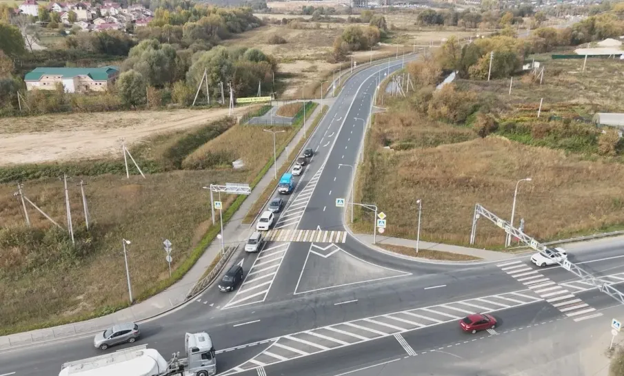 В Нижнем Новгороде готовность второго этапа реконструкции подъезда к деревне Анкудиновка достигла 40%