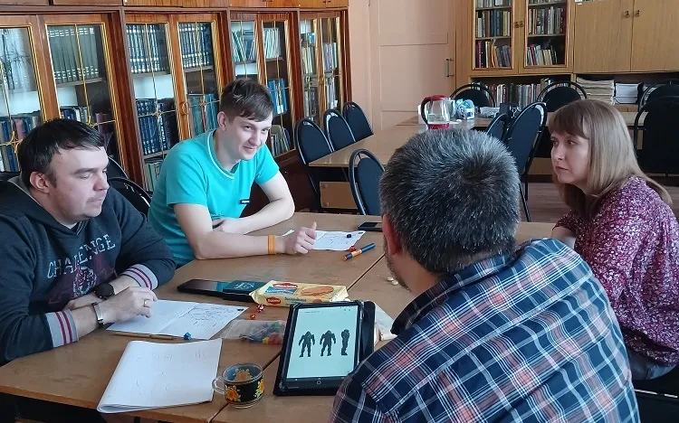 Участники клуба неформального общения «Все свои» провели необычный ЗОЖ-челлендж