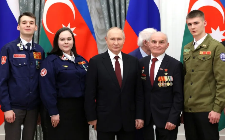 Наш земляк Вячеслав Аксенов –ветеран БАМа встретился с Президентом РФ