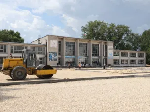 Продолжается благоустройство общественного пространства – площадь Ленина в Кулебаках (2-й этап)