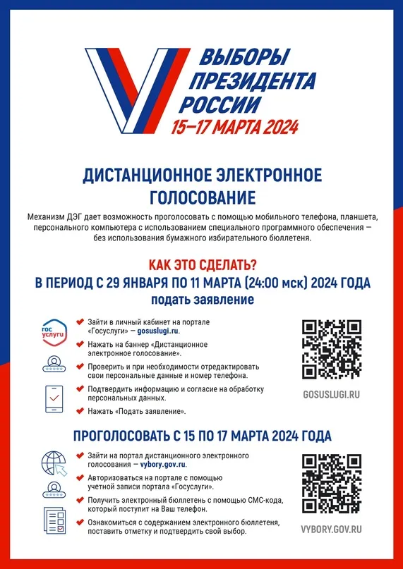 Стартовал прием заявлений для участия в дистанционном электронном голосовании