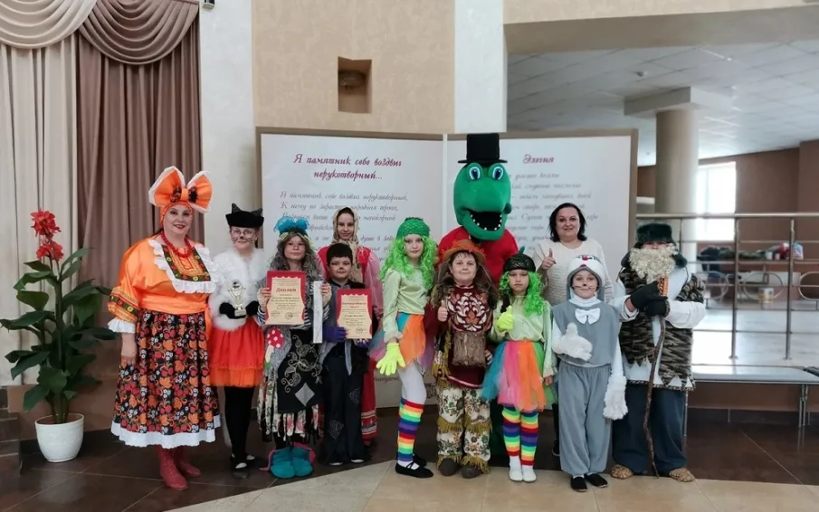 Юные артисты театрального коллектива «Затейники» показали свои таланты на фестивале «Болдинская весна»