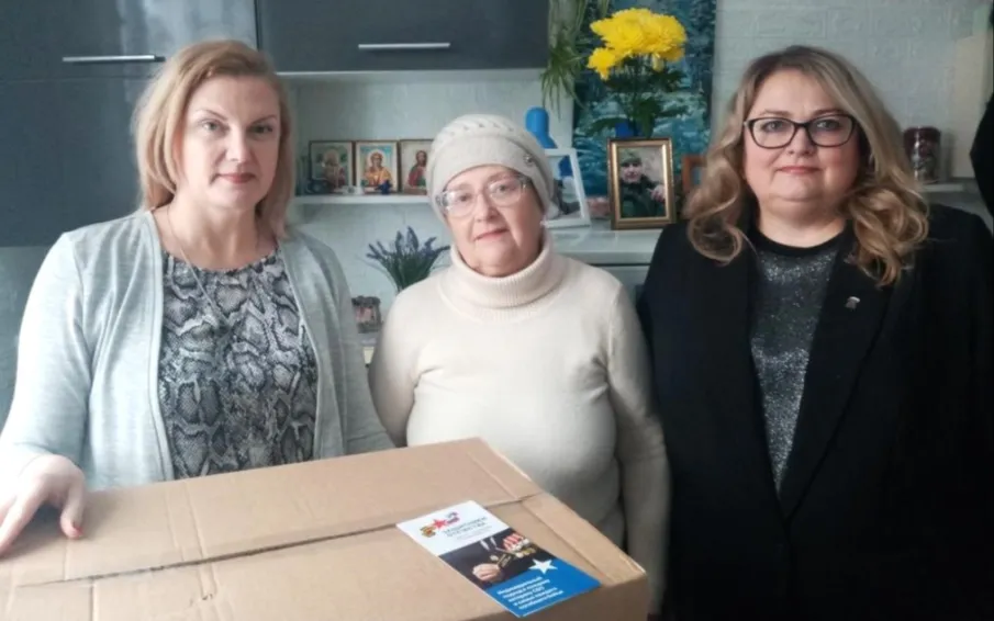 Продуктовые наборы к Новогодним праздникам переданы членам семей тех, кто отдал жизнь, исполняя свои служебные обязанности в зоне специальной военной операции